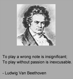 Beethoven with quote