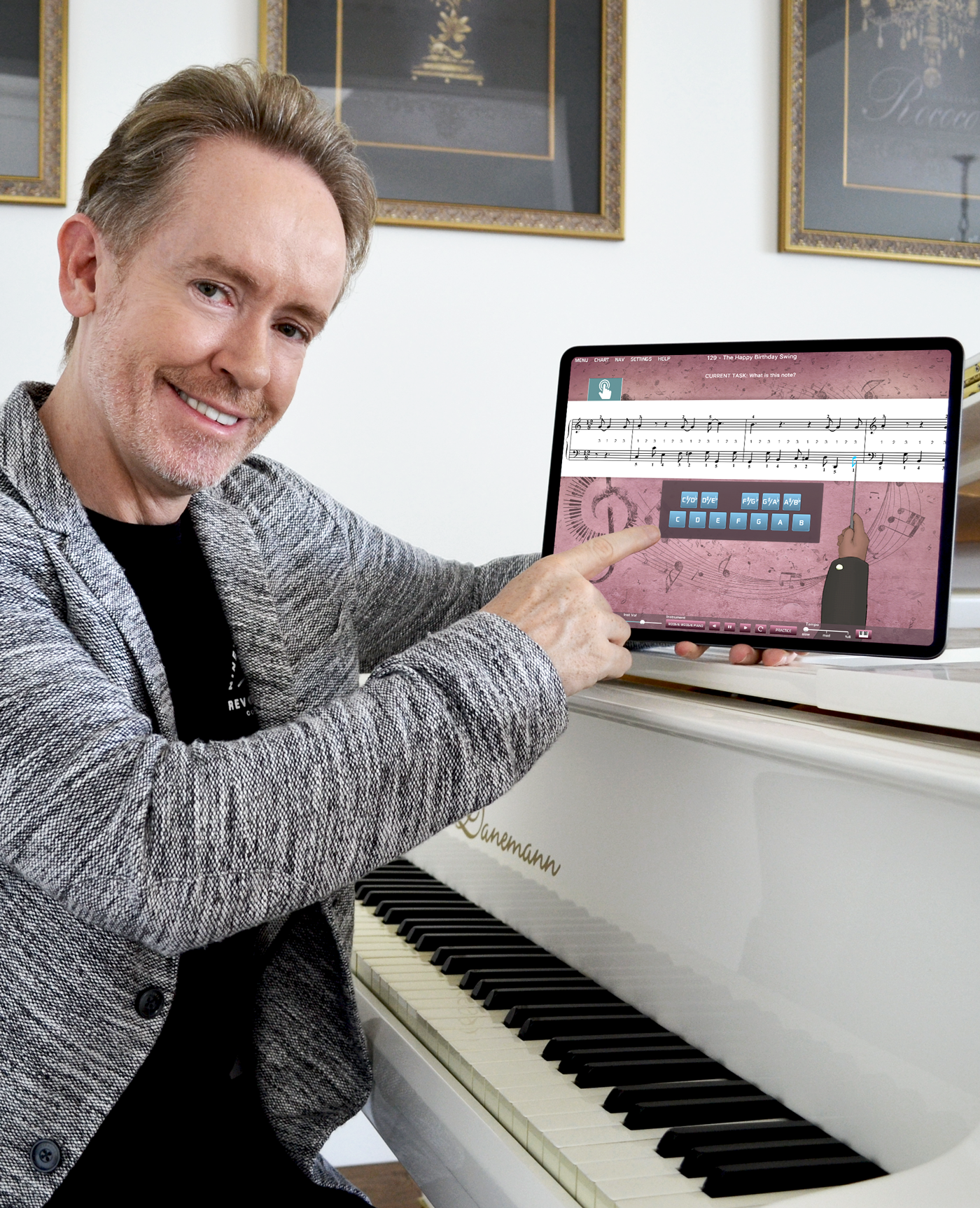 Musiah inventor shows new iPad piano lessons app